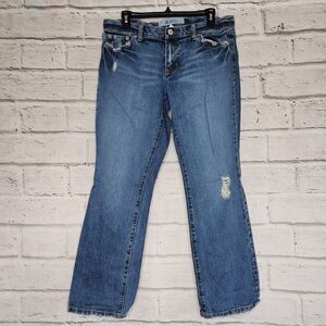 Vintage Gap Straight Boy Cut Jeans Womens 10 Medium Wash Denim 100%  Cotton